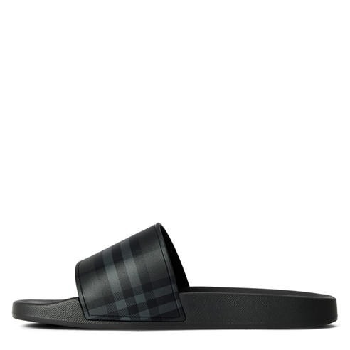 BURBERRY - Mens Furley Check Slides