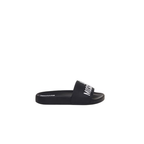 LOVE MOSCHINO - Embossed Logo Sliders