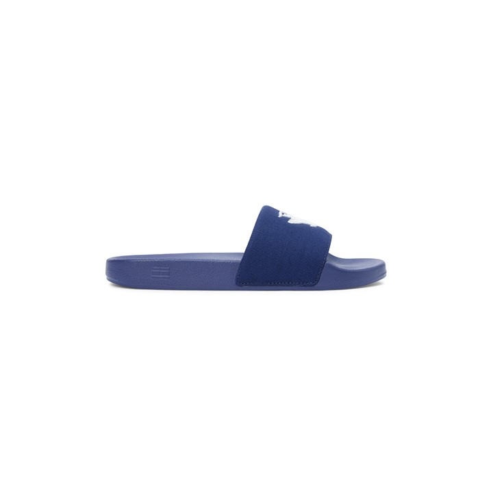 Tommy Hilfiger Women's Blue Tommy Script Slide Ld62