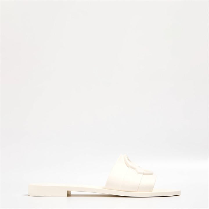 Moncler Mon Slides In White