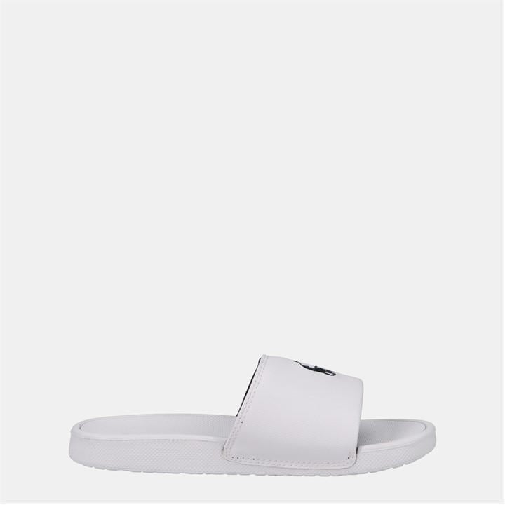Polo Ralph Lauren Boys White Cayson Slides Juniors