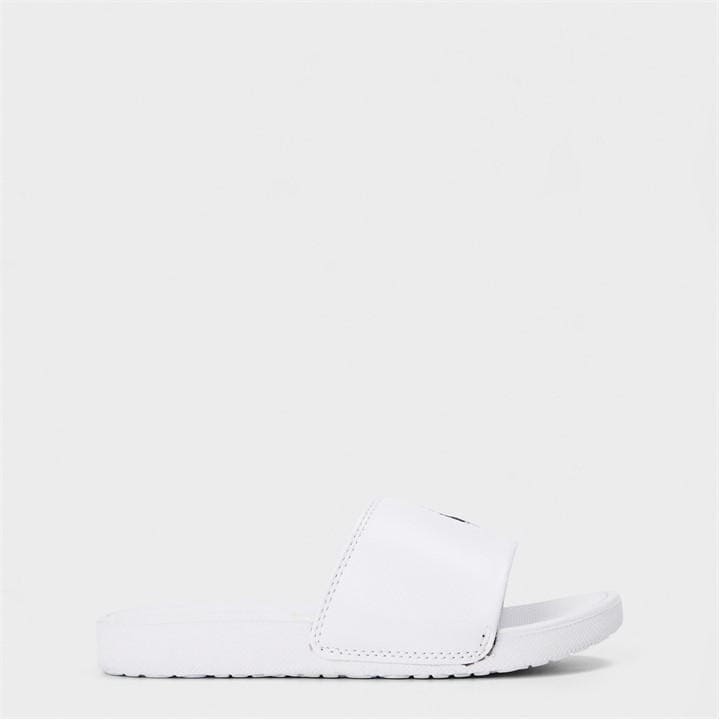 Polo Ralph Lauren Boys White Logo Slides Childrens - Size C11