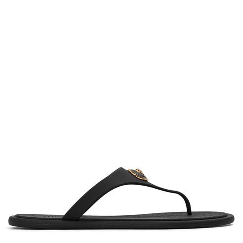 VERSACE - Alia Rubber Flat Sandals