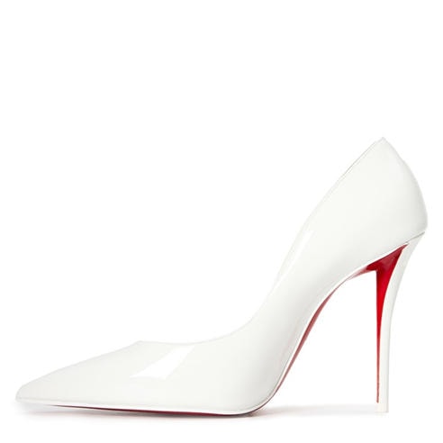 CHRISTIAN LOUBOUTIN - Women's Sole Leather Miss Z Pumps 100mm