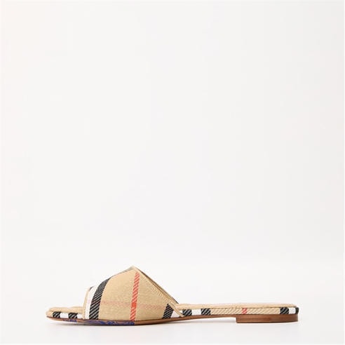 BURBERRY - Women's Burb Sloane Flat Sandals