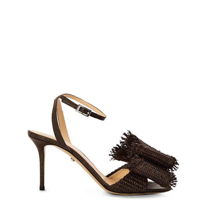 Mach And Mach Women's Brown Raf Heeled Sandals