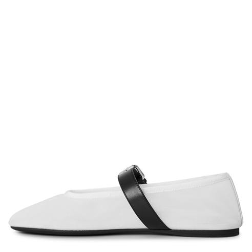 MIU MIU - Mesh fabric ballerinas