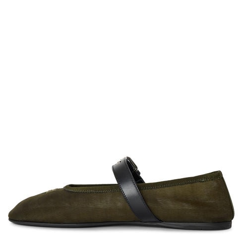 MIU MIU - Mesh fabric ballerinas