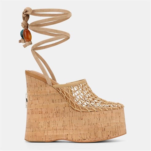 NAKED WOLFE - Women's Wedge Sandals