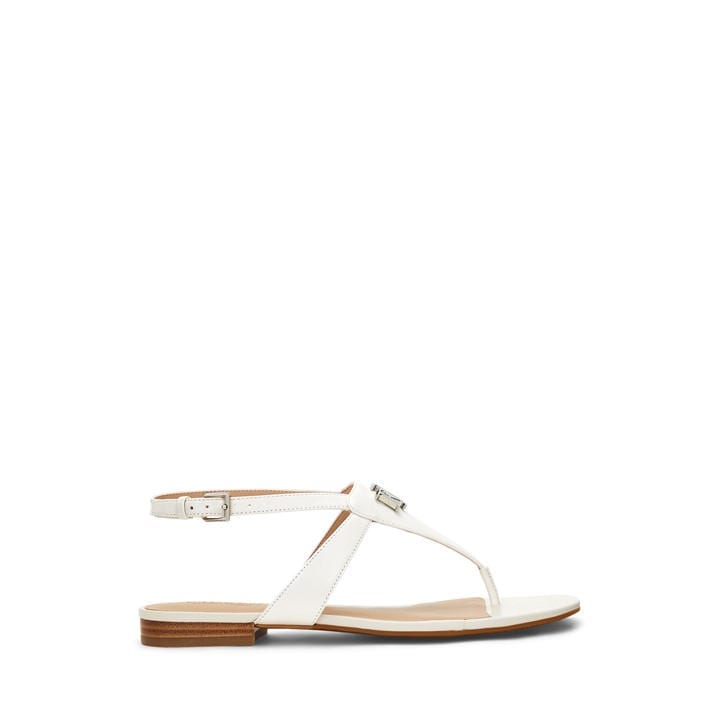 Lauren By Ralph Lauren Women's White Everley Sandals - Size 5