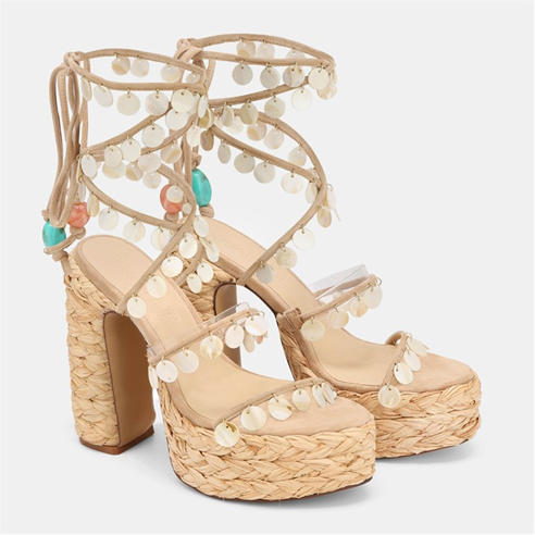 NAKED WOLFE - Women's Platform Heeled Sandal