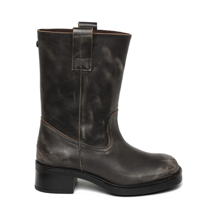 Steve Madden Women's Black Benedict Biker Boots