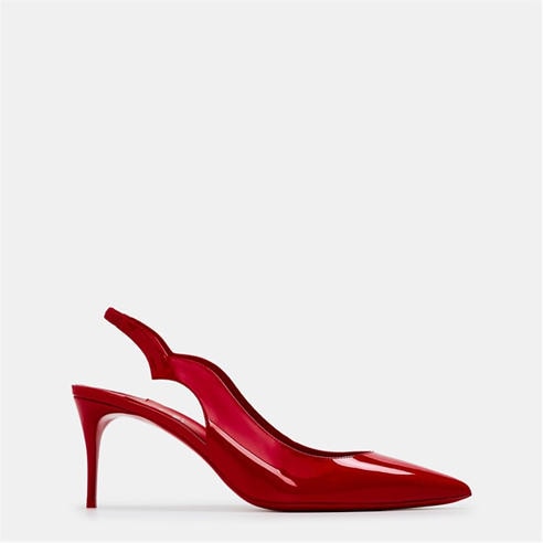 CHRISTIAN LOUBOUTIN - Women's Signature Coloured Underside Italian Slingbacks
