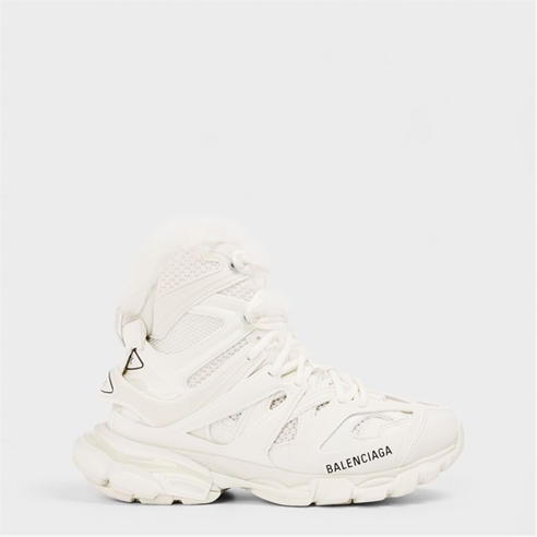 BALENCIAGA - Women's Structured Panel Reinforced Stitching Hiker Boots
