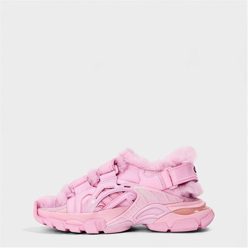 BALENCIAGA - Track Faux-Shearling Sandals