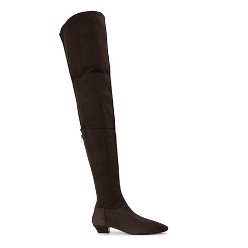 MAGDA BUTRYM - Women's Suede Block-Heel Over the Knee Boots