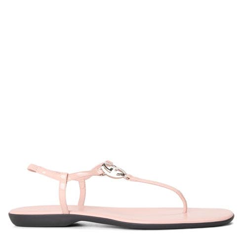 GUCCI - Women's GG Ease Leather Sandals