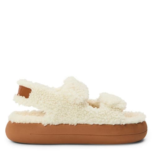 MOON BOOT - Women's Shearling Flatform Sandals
