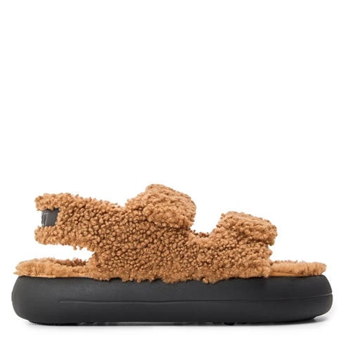 MOON BOOT - Women's Shearling Flatform Sandals
