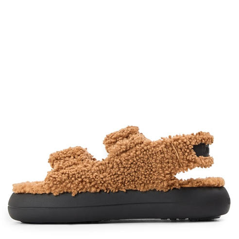 MOON BOOT - Women's Shearling Flatform Sandals