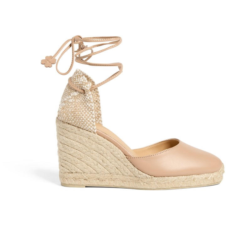 Castaner Women's Beige Carina Wedges - Size 6