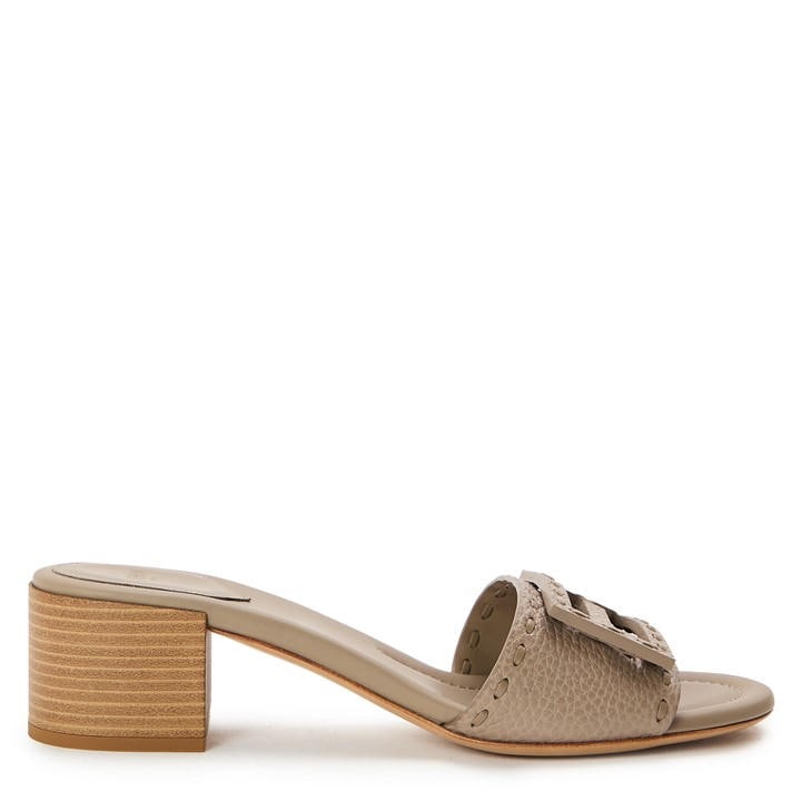Fendi Women's Beige Heel Sndl Ld62