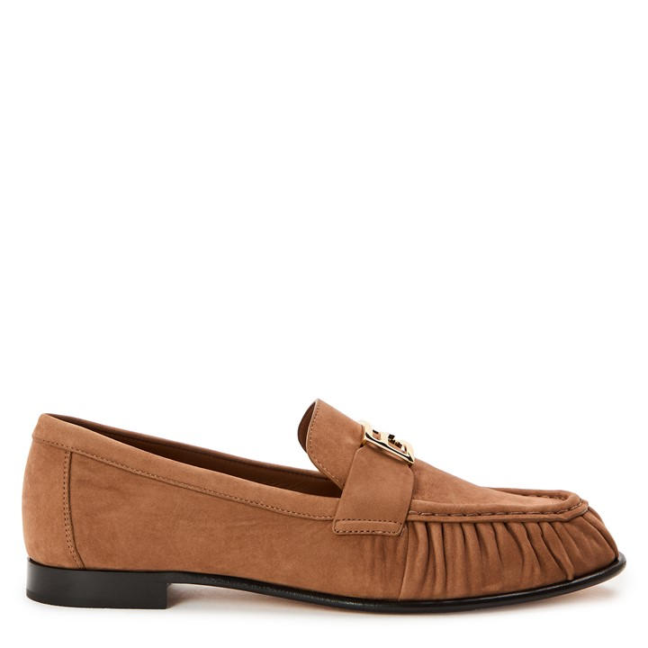 Fendi Women's Brown Nabuk Lfr Ld62