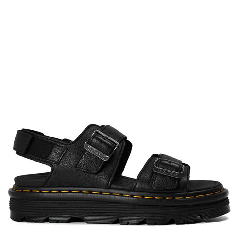 DR MARTENS - Women's ZebZag Suede Leather Hook and Loop Flatform Sandals
