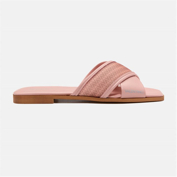 Valentino Women's Beige Flat Mules