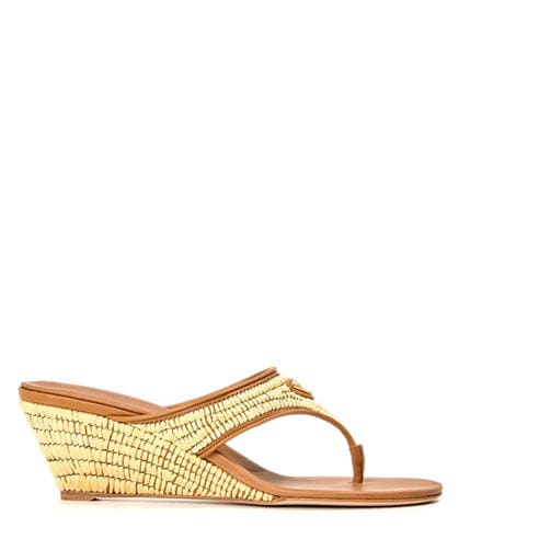 PRADA - Prada Rafia Wedge Ld61