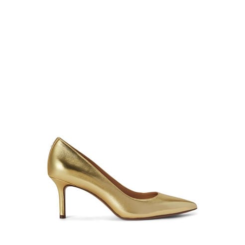 Lauren by Ralph Lauren - Women's Lanette 3 Inch Mesh Leather Slide Sandals