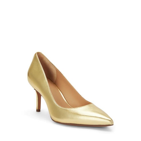 Lauren by Ralph Lauren - Women's Lanette 3 Inch Mesh Leather Slide Sandals
