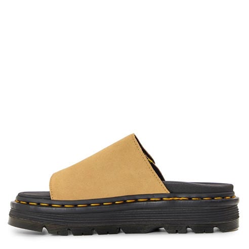 DR MARTENS - Zebzag Suede Platform Slides