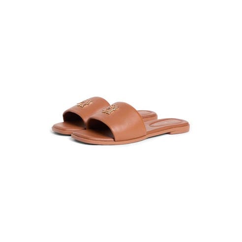 TOMMY HILFIGER - Th Logo Hardware Leather Mule