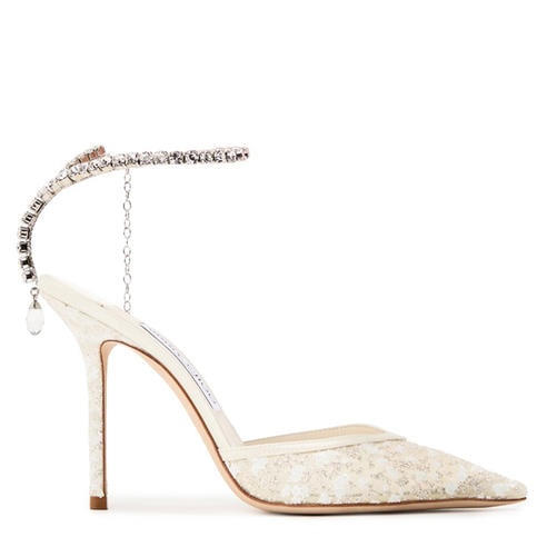 JIMMY CHOO - Women's Saeda100H Lce Stiletto Court Shoes
