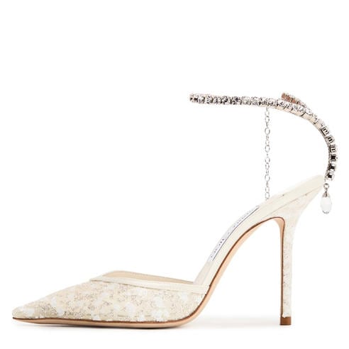JIMMY CHOO - Women's Saeda100H Lce Stiletto Court Shoes