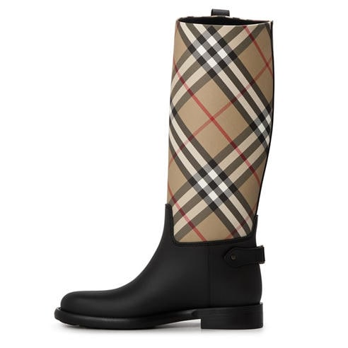 BURBERRY - Women's Cavalier Waterproof Knee High Boots