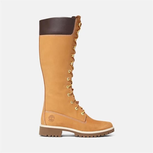 TIMBERLAND - Women's Premium 14-Inch Lace-Up Knee High Boots