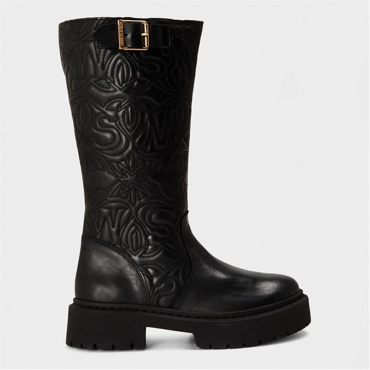 Steve Madden Women's Black Gelina Knee High Boots