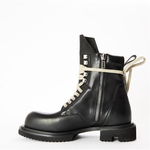 RICK OWENS - Men's Army Gabe Biker Boots
