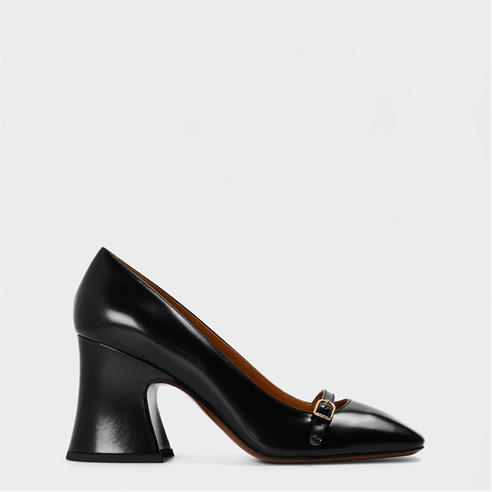 CHLOE - Women's Janis Buckle Fastening Cushioned Mary Janes