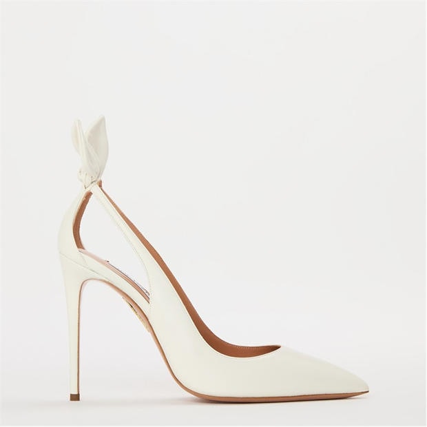 AQUAZZURA Deneuve Bow Heeled Pumps,All Products : American Fashion Style Bags On Sale