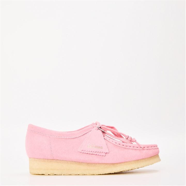 Clarks Originals Women's Pink Wallabee Moc Toe Formal Shoes