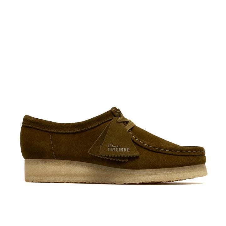 Clarks Originals Women's Green Wallabee Moc Toe Formal Shoes
