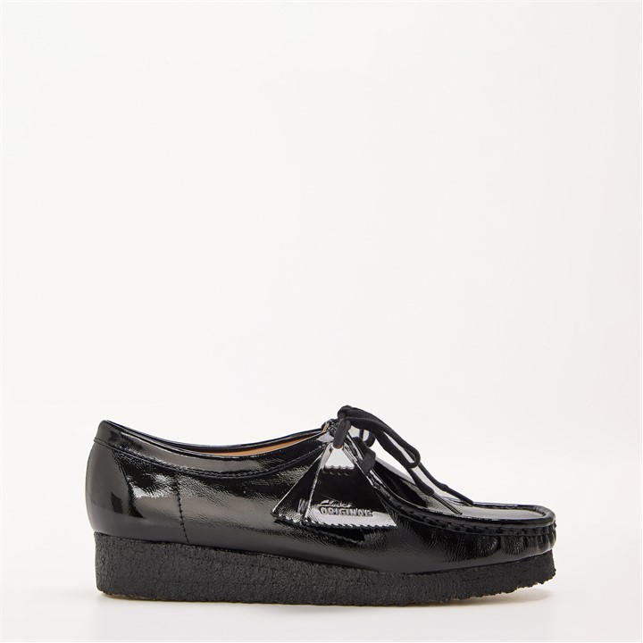 Clarks Originals Women's Black Wallabee Moc Toe Formal Shoes
