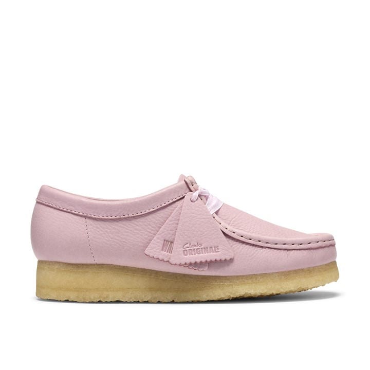 Clarks Originals Women's Pink Clarks Wallabee Lthr Ld62