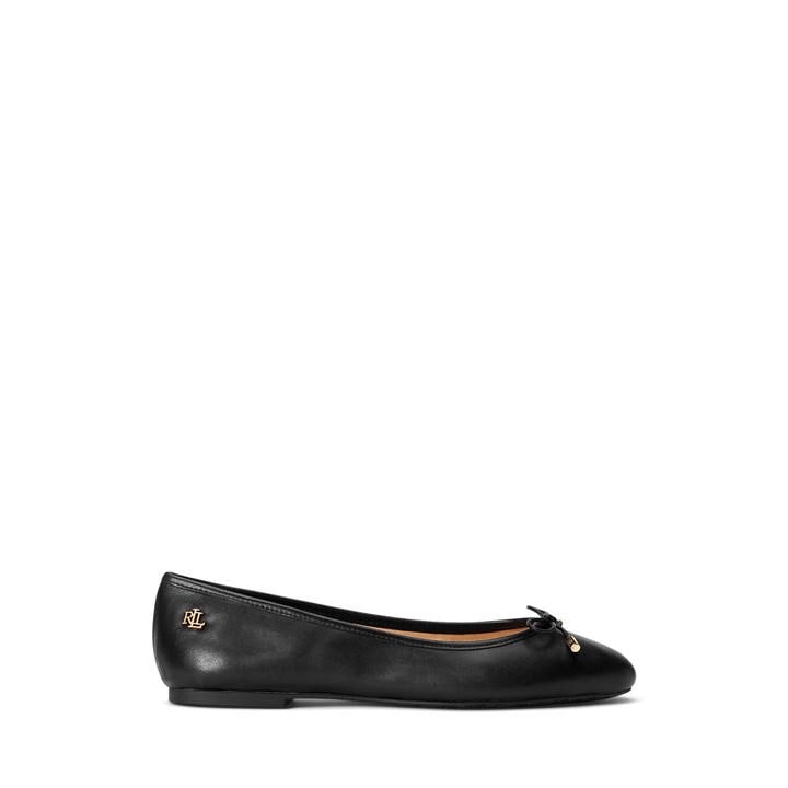 Lauren By Ralph Lauren Women's Black Jayna Ballet Pumps - Size 5
