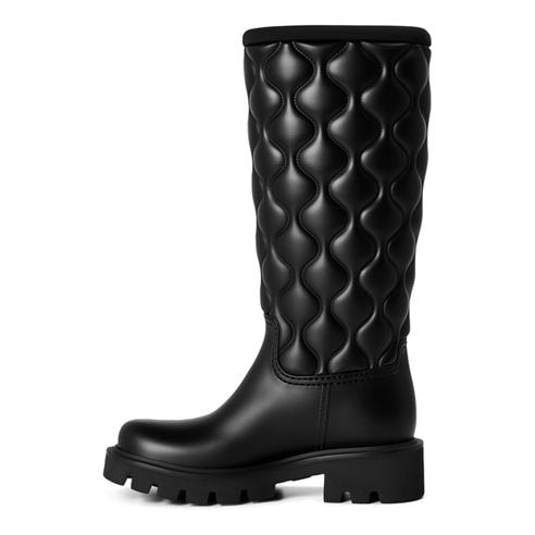 MONCLER - Women's Logo Waterproof Knee High Boots