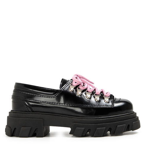 GANNI - Women's Collated Derby Latex Slingbacks