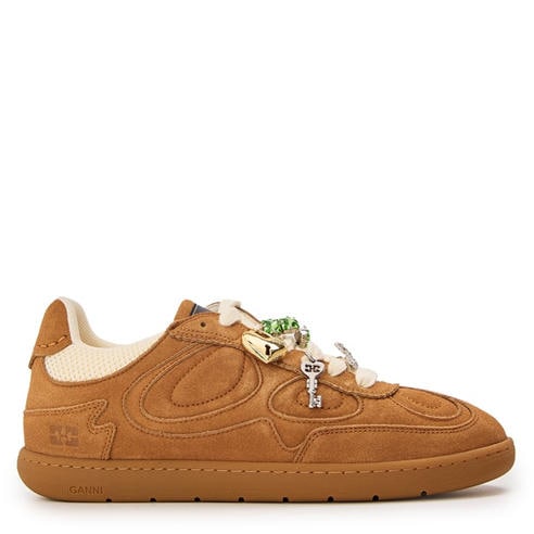 GANNI - Women's 08 Suede Basket Low-Top Trainers